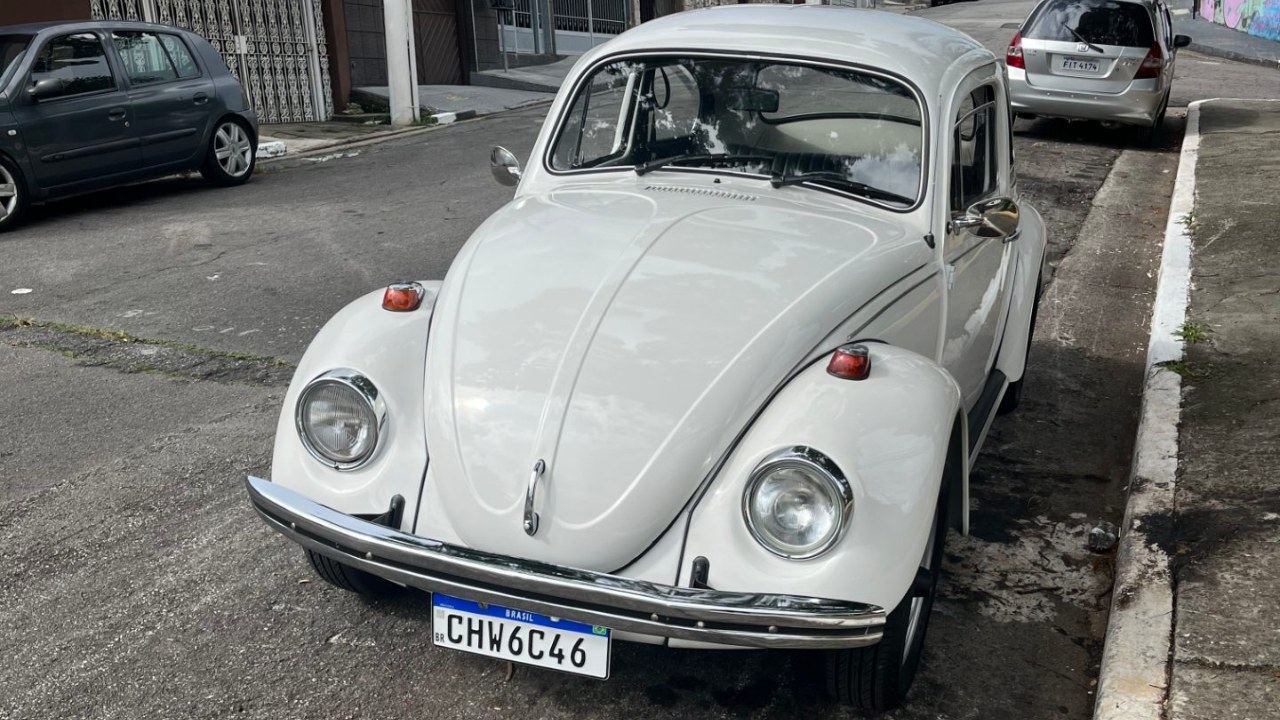 Fusca 1300L 1977 - Branco - interna 10!
