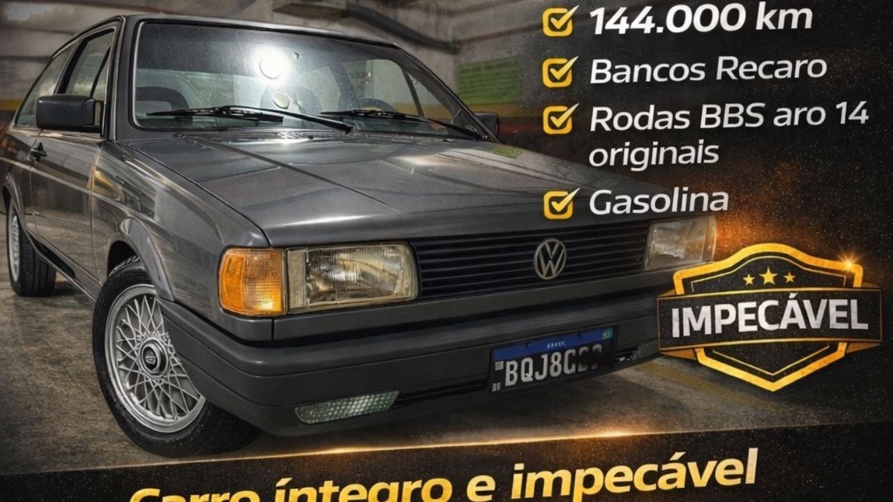 Gol 1.6 Cl placa preta